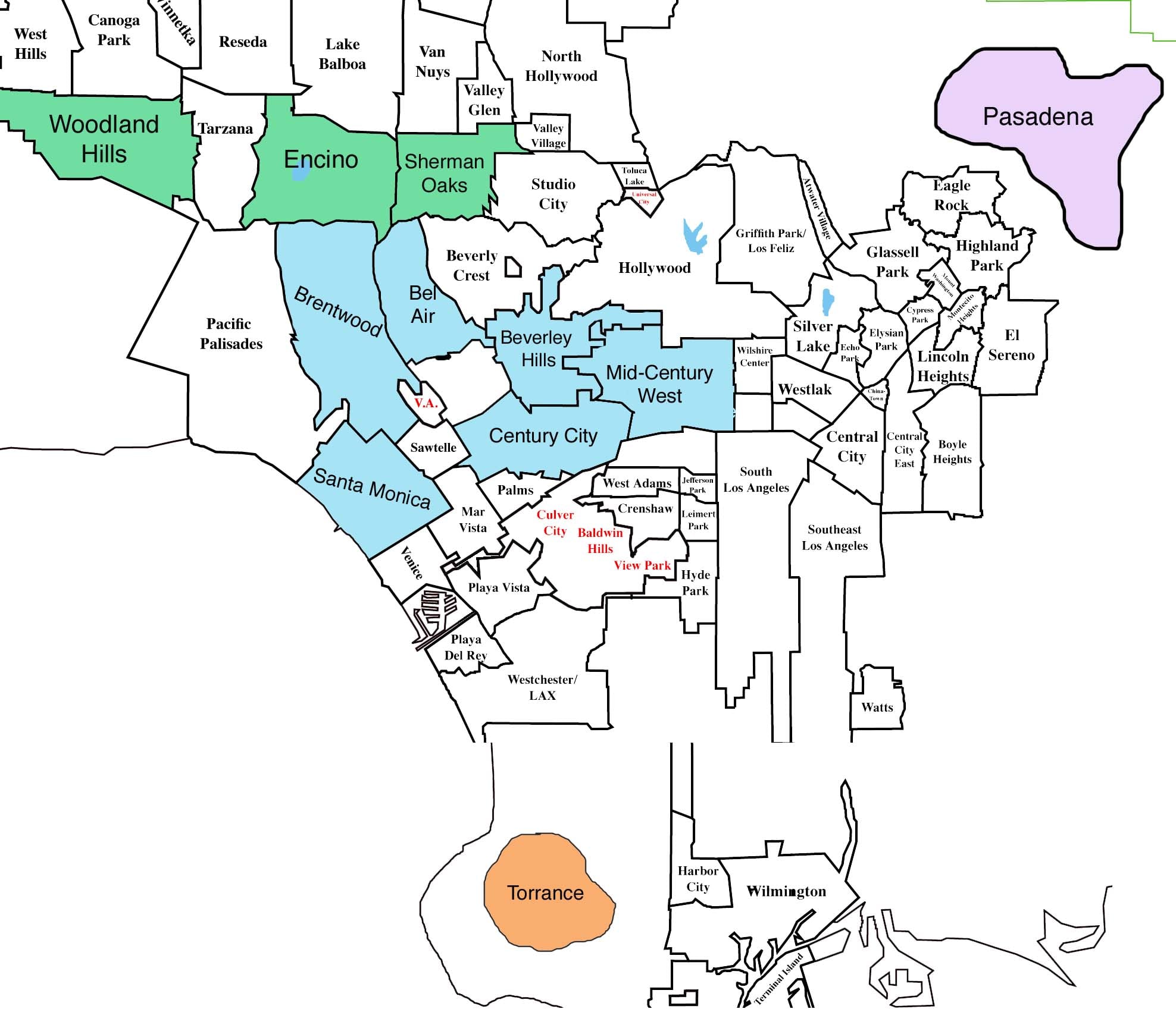 LA-map
