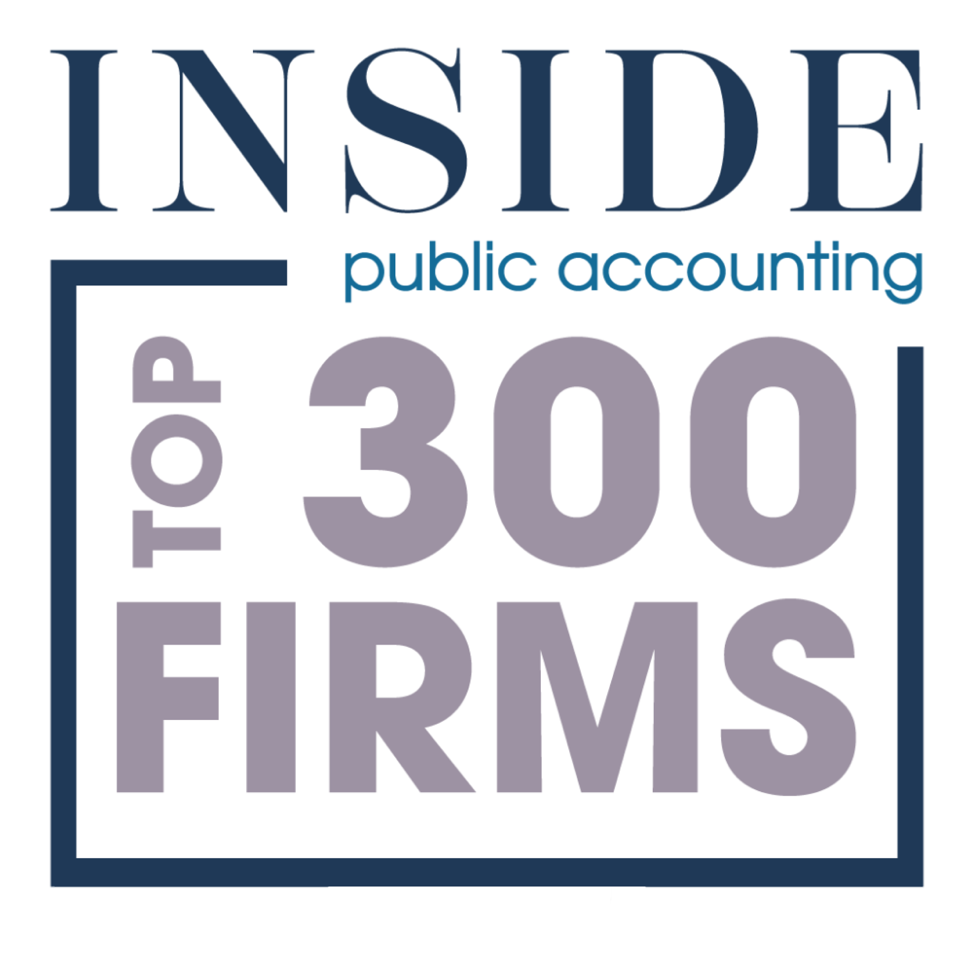 Top 300 accounting firms inside public accounting logo
